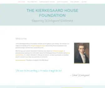 Kierkegaardhousefoundation.org(The Kierkegaard House Foundation) Screenshot