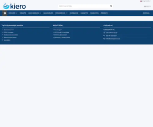 Kierospain.com(KIERO SPAIN S.L) Screenshot