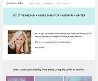 Kierstenparsons.com(Narcissistic abuse) Screenshot