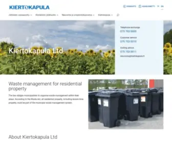 Kiertokapula.fi(Etusivu) Screenshot