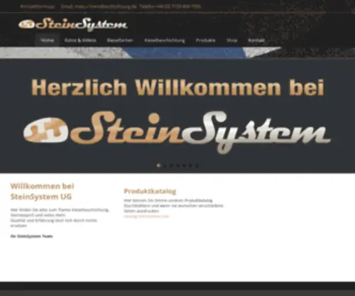 Kieselbeschichtung.com(Steinteppich) Screenshot