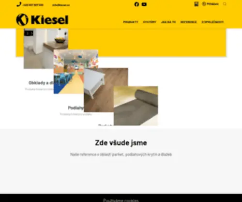 Kiesel.cz(Stavební chemie) Screenshot