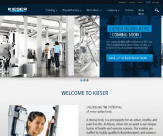 Kieser-Training.com.au(Kieser Training) Screenshot