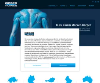 Kieser-Training.cz(Www) Screenshot