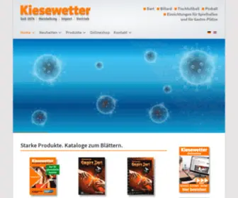 Kiesewetter.de(Starke Produkte. Kataloge zum Blättern) Screenshot