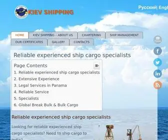 Kievshipping.asia(Reliable experienced ship cargo specialists) Screenshot