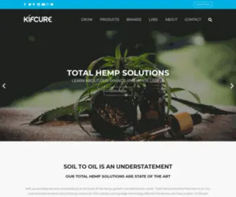 Kifcure.com(Total Hemp Solutions in Illinois) Screenshot