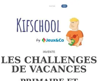 Kifschool.com(Cahiers) Screenshot