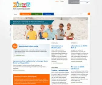 Kiggs-Studie.de(Studie zur gesundheit von kindern und jugendlichen in deutschland) Screenshot