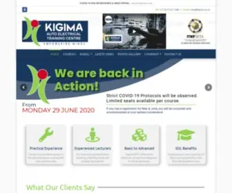 Kigima.co.za(Kigima Auto Electrical Training Centre) Screenshot