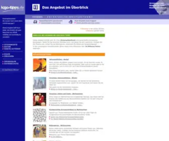 Kigo-Tipps.de(Die KiGo) Screenshot