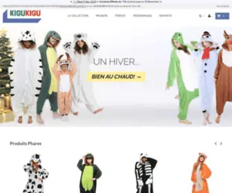 KiguKigu.com(La Combinaison Pyjama Grenouillère pour Homme et Femme) Screenshot