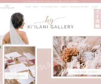 Kiilanigallery.com(Ki'ilani Gallery) Screenshot