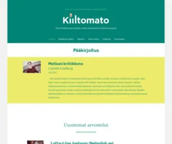 Kiiltomato.net(Kirjallisuus) Screenshot
