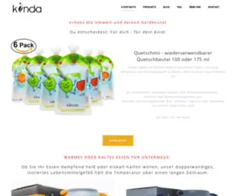 Kiinda.eu(Praktische Ideen in einem tollen Design) Screenshot