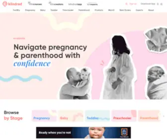 Kiindred.co(Supporting the modern Parent through Fertility) Screenshot