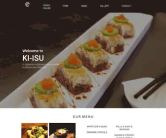 Kiisujapanese.com(Kiisu sushi) Screenshot