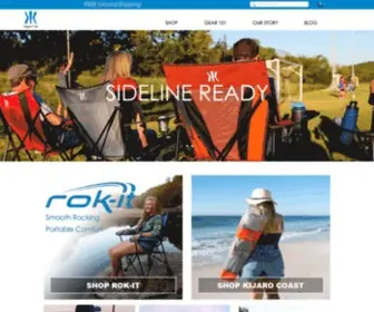 Kijaro.com(Innovative outdoor gear for any adventure) Screenshot
