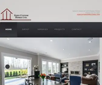 Kijeecustomhomes.com(KIJEE CUSTOM HOMES) Screenshot