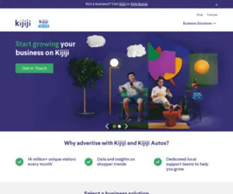 Kijijiforbusiness.ca(Kijiji for Business Kijiji) Screenshot