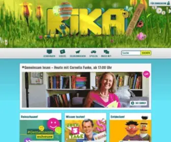 Kika.de(Übersicht) Screenshot