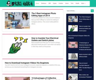 Kikianika.com(My Blog) Screenshot