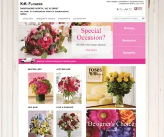 Kikiflowersdandenongnorth.com.au(KiKi Flowers) Screenshot