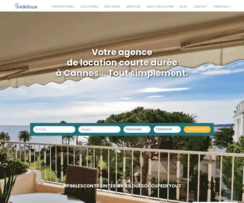 Kikiloue.com(Locations saisonnières sur la côte d'Azur) Screenshot