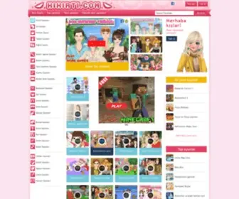 Kikirti.com(Girl games and gossip) Screenshot