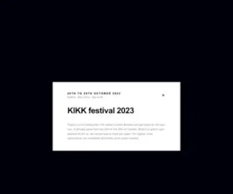 Kikk.be(KIKK Festival 2019) Screenshot