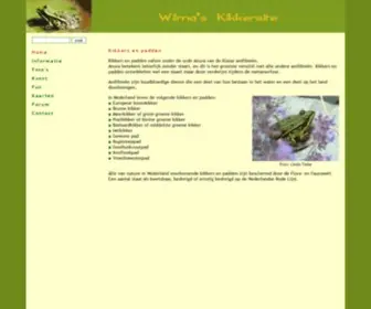 Kikkersite.nl(Kikkers en padden) Screenshot