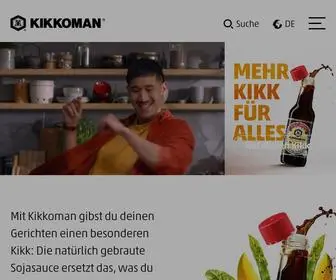 Kikkoman.de(Kikkoman) Screenshot