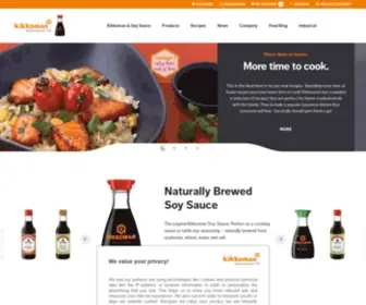 Kikkoman.eu(Kikkoman Products Recipes Inspiration) Screenshot
