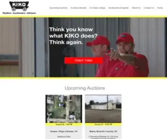 Kikocommercial.com(Ohio Auctions) Screenshot