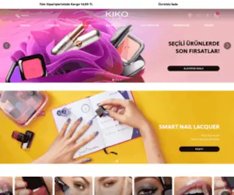 Kikomilano.com.tr(KIKO MILANO: Renkli Kozmetik Ürünleri) Screenshot