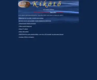 Kikoto.net(Kikötő) Screenshot