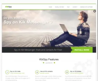 Kikspy.com(Spy on Kik Messenger and monitor chats and contacts with KikSpy. KikSpy) Screenshot