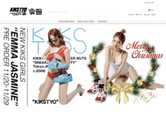 Kikstyoshop.com(KIKS TYO International Web Shop) Screenshot