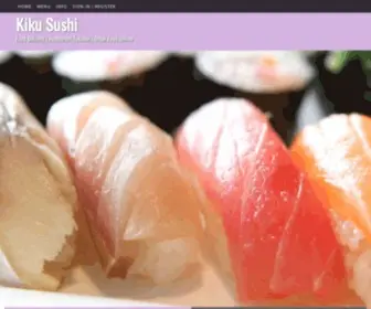 Kikusushiirvington.com(Kiku Sushi) Screenshot