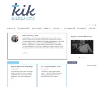 Kik.waw.pl(Klub Inteligencji Katolickiej) Screenshot