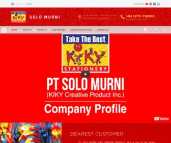 Kiky.com(SOLO MURNI (KIKY CREATIVE PRODUCTS) INC) Screenshot