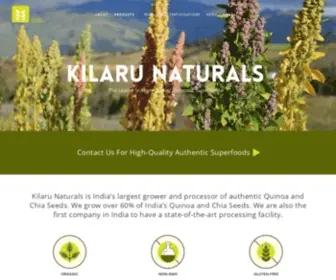 Kilarunaturals.com(Kilaru Naturals) Screenshot