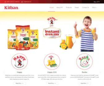 Kilban.in(Kilban Foods Leading Food product Maufacture In kerala) Screenshot