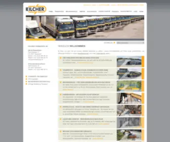 Kilchertrans.ch(Kilcher Transporte AG) Screenshot