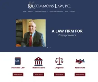 Kilcommonslaw.com(Franchise lawyer New Jersey) Screenshot