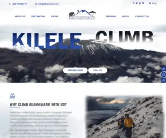 Kileleclimb.com(Tanzania Climbing Adventure & Safari Tours with No.1 Tour Operator Kilele Climb Tours) Screenshot