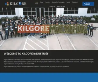 Kilgoreind.com(Mechanical Contractor with Commercial HVAC Repair Capabilities) Screenshot