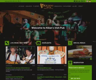 Kiliansirishpub.com(Irish Pub) Screenshot