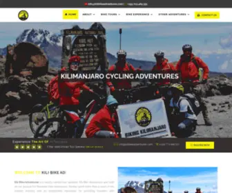 Kilibikeadventures.com(Kili Bike Adventures) Screenshot