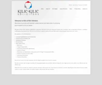 Kilicandkilic.com(Kilic & Kilic Solicitors) Screenshot